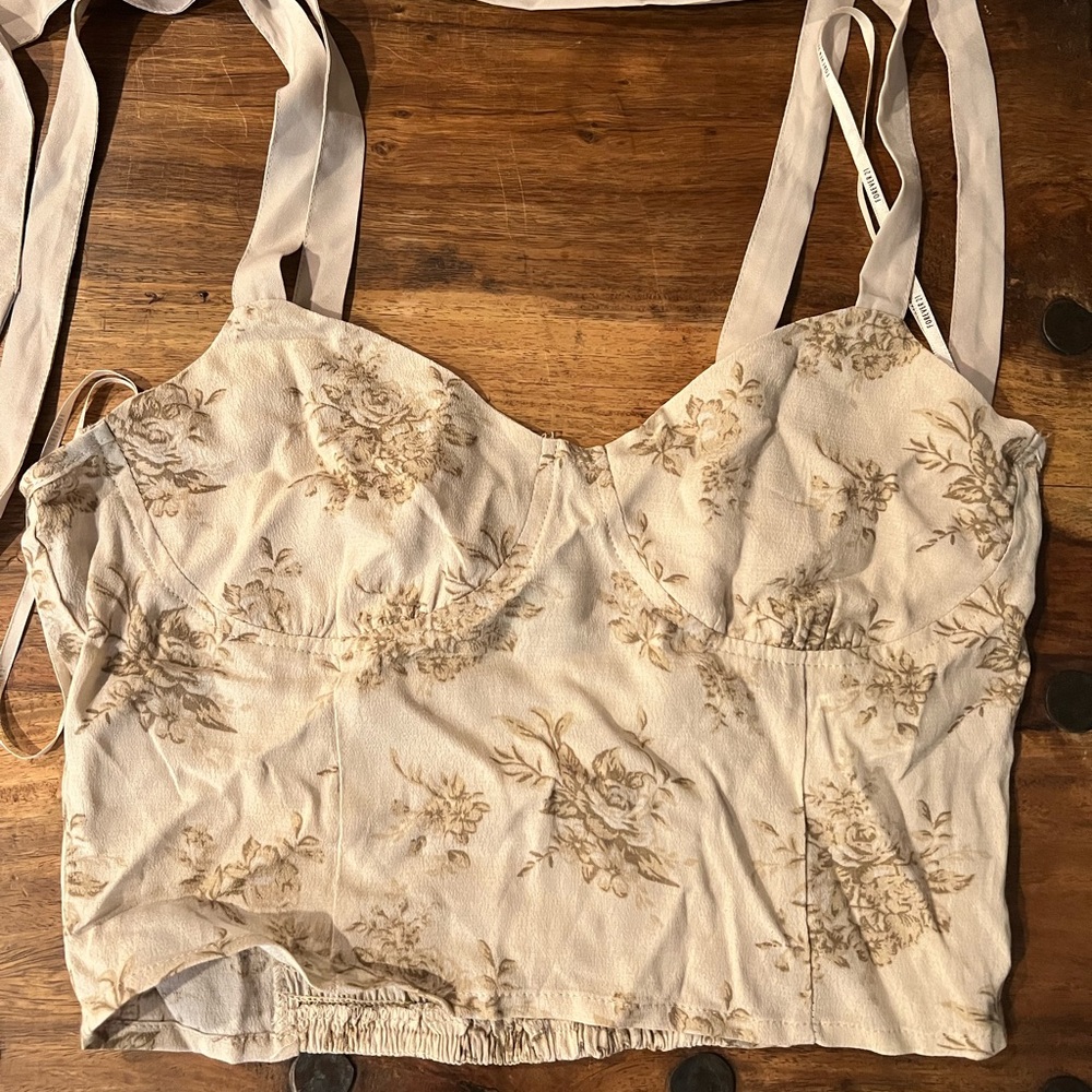 Reformation Style Bustier Top